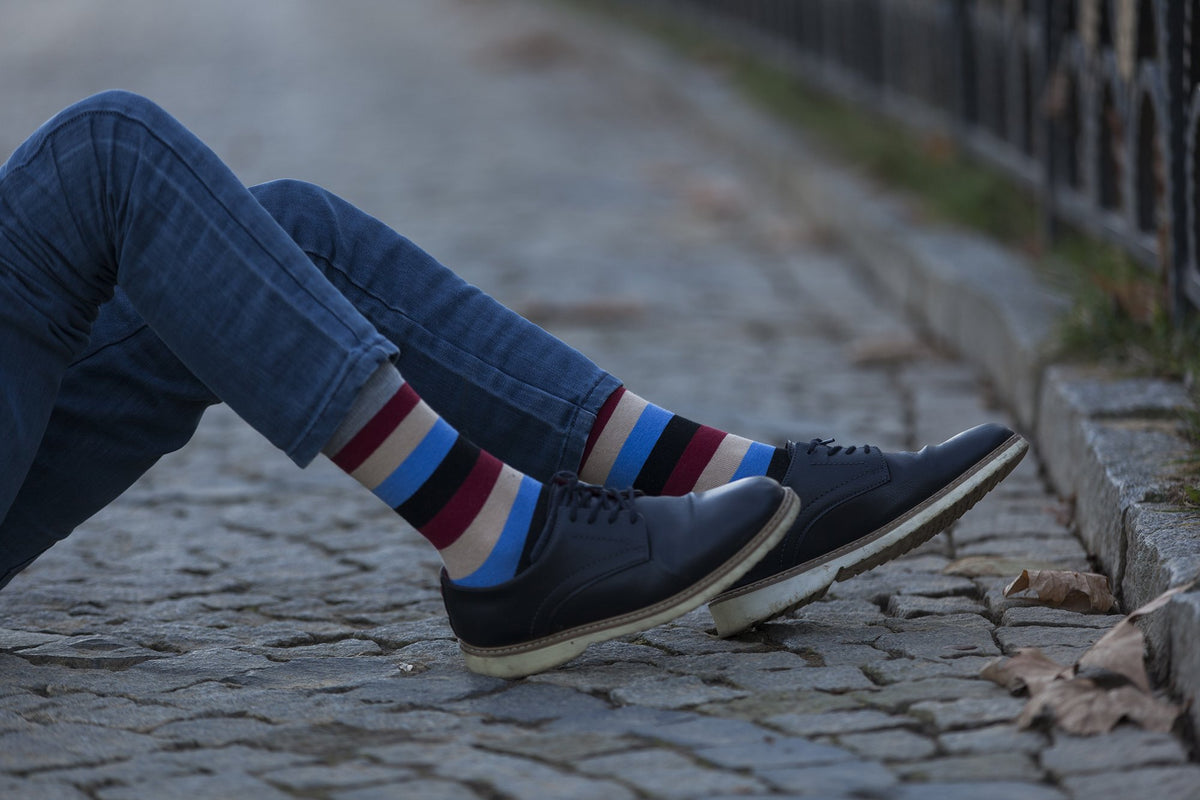Men's Traditional Stripes Socks – Boomer & Co.